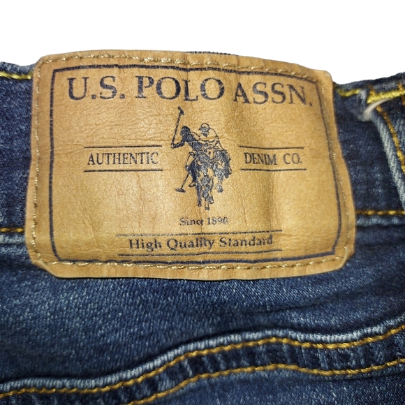 U.S. POLO ASSOCIATION Men's Blue Syraight Leg Jeans Size 36x30 - Picture 3 of 6